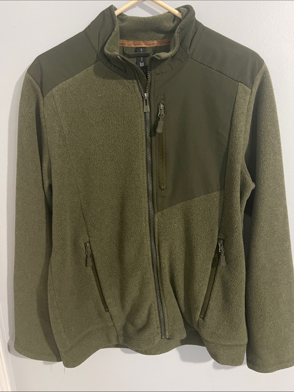 all in motion Olive Green Fleece Jacket